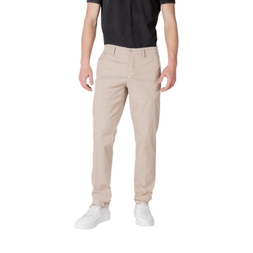 Replay Beige Cotton Casual Men's Pants
